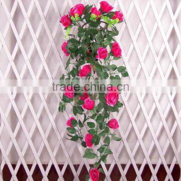 Artificial Rose Flower Vine for Dec