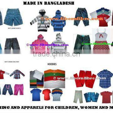 Clothing for Men, Women & Children from Bangladesh