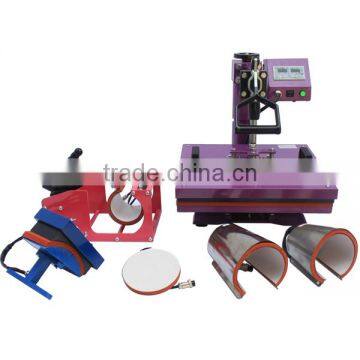 5 in 1Heat press Machine,8 in 1 combo heat press for tshirt CE