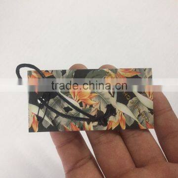 custom high quality colorful jeans hang tags and swing tags