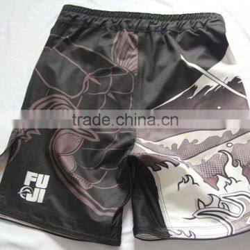 wholesale new deight for board plain blank spandex lycra womens men custom sublimation mma shorts