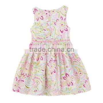Princess Party Dresses For Girls Wedding Dresses Floral Print Kids Prom Dresses Summer 2017 photo-4