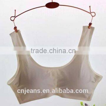GZY 2015 Absorbent High Stretch Yoga Sports Seamless Tube Bra Nude