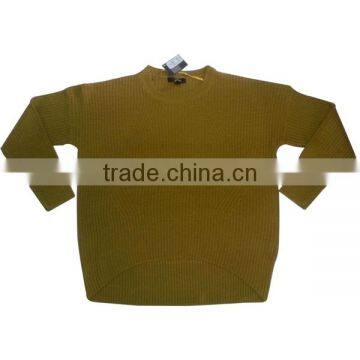 Ladies Long Sleeve Curved Hem Crew Neck Sweater (Garment Stock Lots/Apparel Stock/stocklots/Garment Apparel From Bangladesh) photo-5