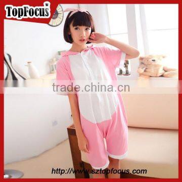 Hot Sale Short Sleeve Summer Style Pyjamas Caluby Wholesale Adult Onesie photo-4