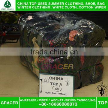 Hot Sale In Los Angeles Sorted Nylon Thick Pants Super Cream Used Clothing photo-5