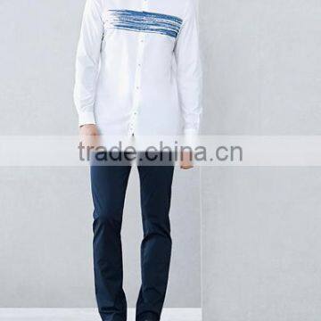 New 2017 Fashion Leopard Print Clothing Mens Casual Shirts Long Sleeve Designer Dress Blouse Slim Fit Shirt Men Plus Size photo-1