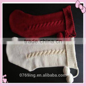 New Style Handmade Knit Christmas Stockings,Cheap Christmas Stocking photo-2