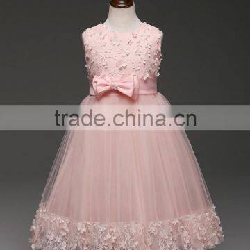 New Girls Party Dresses Summer Sleeveless Lace Muslim Wedding Dress photo-3