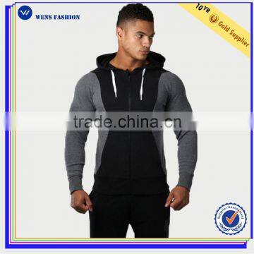 Last Design Wholesale Hoodie Sweatshirts Men Gym Breathable Zip Hoodie