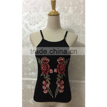 Polyester Crop Top Tank Top2014 New Arrive Women Different Size for Choice & Short Front Long Back Printed photo-2