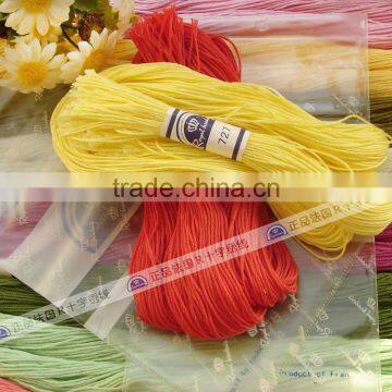 hand embroidery dmc cotton threads cross stitch embroidery thread