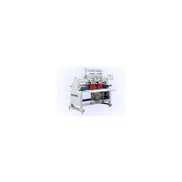 12 needle 2 head Tubular Embroidery machine for Pillow Case / Jacket