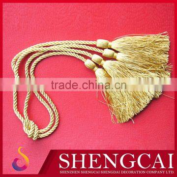 Factory price free sample fringe tieback decorative curtain tassel