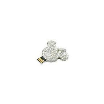 Mickey Mouse Shape Jewelry USB Flash Drive Memory Stick
