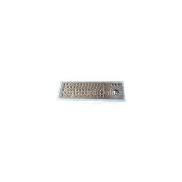 vandal proof metal kiosk keyboard long stroke / illuminated ultrathin keyboard
