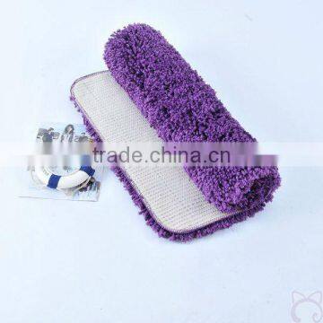 ultra soft long pile microfiber tufted mat small bathroom decor
