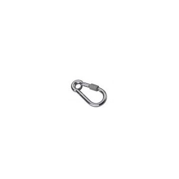 stainless steel snap hook with screw