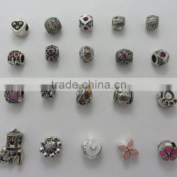 Metal Mixed Metals Beads Charms Accessories European Charms Bracelet Beads Assorted Popular DIY Bracelet Jewelry Beads