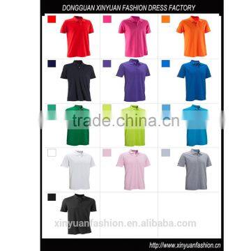 Wholesale men's polo t-shirt 100% cotton soft sport design