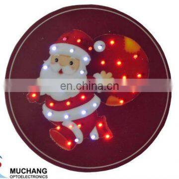 supply flashing led christmas items badges