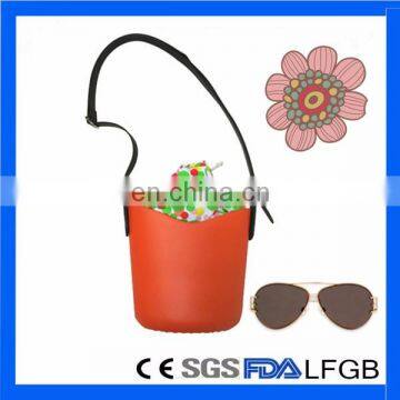 fashion shoulder silicone bag for shopping and promotiom,good quality fast delivery