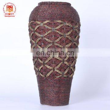 Home Decoration Design Flower Simple Style Rattan vase Decor