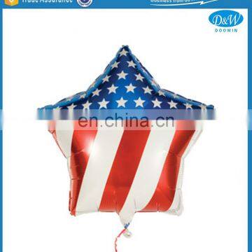 US Patriotic Helium Foil Balloons