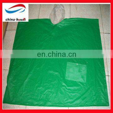 printed pvc rain poncho with logo