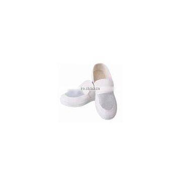 High Quality Cleanroom Single Mesh Hole ESD Leather shoes