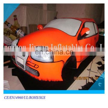 giant orange color inflatable car model/inflatable car balloon