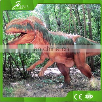 Attractive decoration amusement park life size animatronic dinosaur sculpture