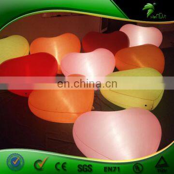 New Custom Hongyi LED Heart Shaped Balloons, Helium Balloon with 3D Model for Sale