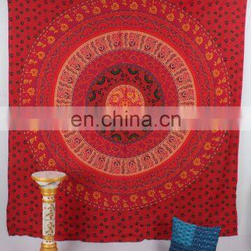 Ombre Mandala Hippie Wall Hanging Ethnic Bedspread Gypsy Boho Throw Wall Decorative Bedspread