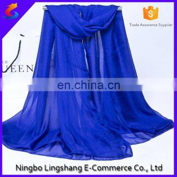 Cheap wholesale 2016 Spring Fashion 100 chiffon scarf long lady pashmina scarf