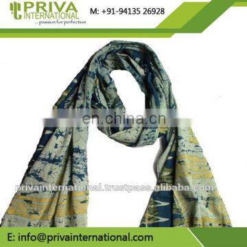 100% Cotton Block Printed scarves,Cotton indigo block print Scarves