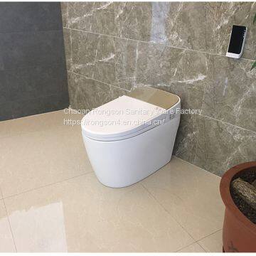 Smart automatic flush sensor bathroom ceramic one piece toilet