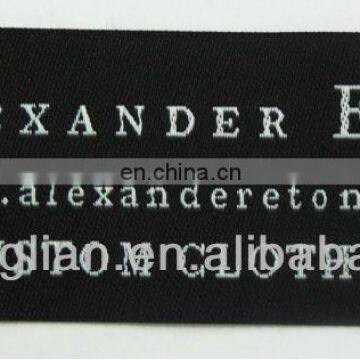 clothing straight cut woven neck labels wholesale