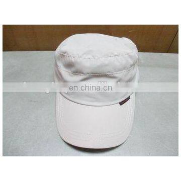 beige color army cap in polyester fabric with coolmax linning