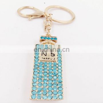 Luxuriant Cute Custom Keychains Crystal Rectangle Key Chain