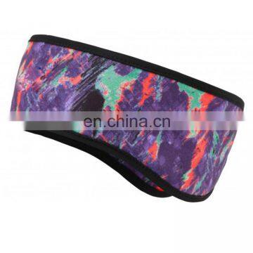 Multifunctional outdoor sport headband polar fleece headwear