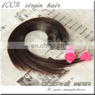 Top selling free sample large stock factory price new arrival most fashionable virgin human hair extension