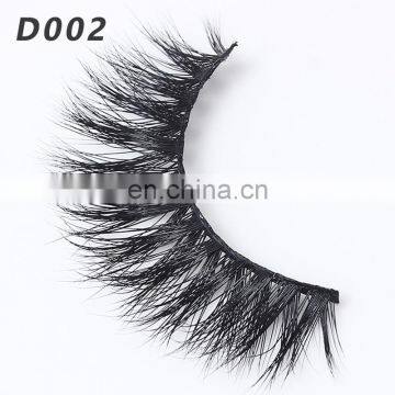 D002 New Fashion Luxury 3D Volume Real Mink Fur Eyelash 100% Real Mink Fur Eye Lashes photo-2