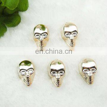 hip hop style fashion plated garment studs skull