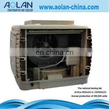 Powerful evaporative air cooler top charge air conditioner