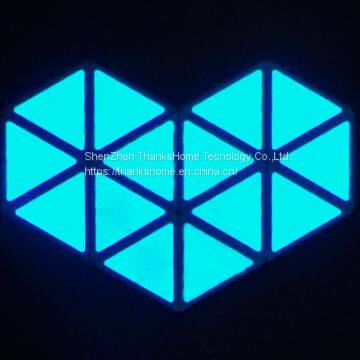 ThanksHome Smart Light Panel White Triangle Led Panel 9 PCS Love Design photo-3