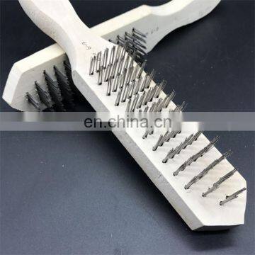 29cm Handle Length Metal Small Brass Wire Brush for Machine Rust Cleaning