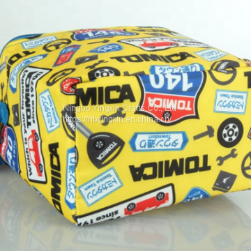 Portable Reusable Handle Outdoor Lunch Bags, Digital Printing Cartoon Insulated Foods and Drinks Picnic Bags photo-3