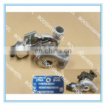 Turbo 4d20 X200 V200 Great wall Ute and wagons BV43 1118100-ED01 1118100ED01 53039700155