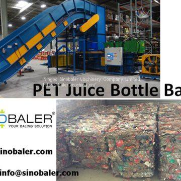 PET Juice Bottle Baler Machine